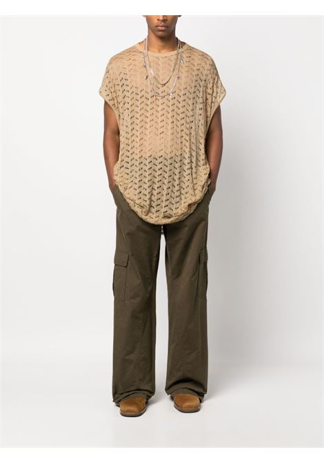 maglia traforata DRIES VAN NOTEN | T-shirt | HENGEL7362BEIGE